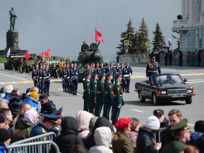 В Нижнем Новгороде прошёл парад Победы