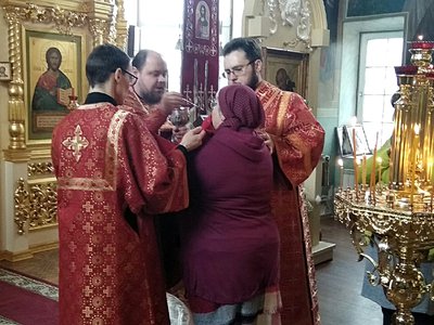Пасхальное богослужение с сурдопереводом провели в Выксунском благочинии (2021 г.)